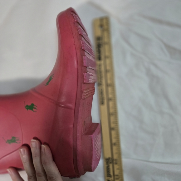Polo Ralph Lauren Pink Womens Rain Boots - Picture 4 of 16